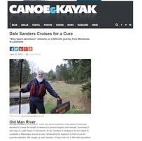Dale Sanders Cruises for a Cure for T1D - Canoe & Kayak Magazine